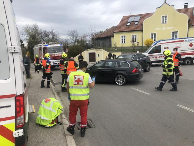 Verkehrsunfall in Michelhausen. | Foto: RKNÖ/RK Atzenbrugg