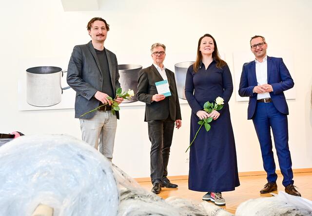 Marko Lipus, Karl Vouk, Tanja Prusnik und SR Franz Petritz.  | Foto: StadtKommunikation/Hornek