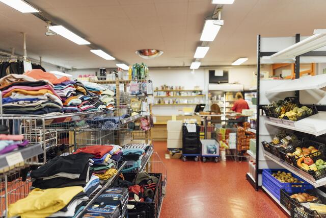 Das Welser Outlet ist Sozialmarkt und Second-Hand-Shop in einem. | Foto: OÖ Tafel