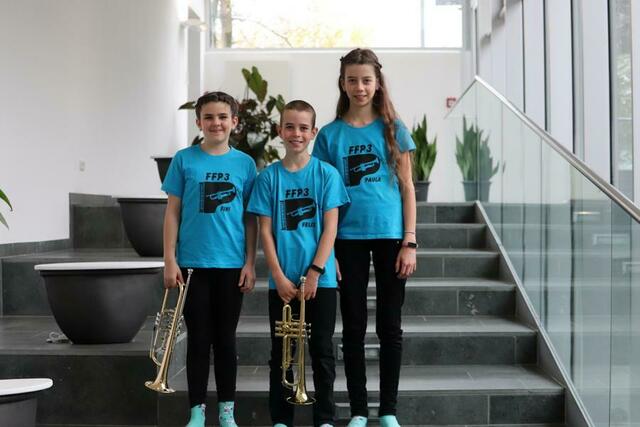 Josefine Aigner, Felix Diesslbacher und Paula Diesslbacher | Foto: Hubert Huemerlehner