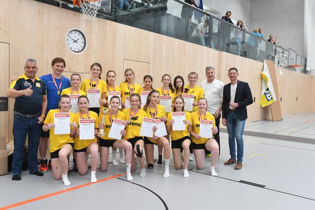  Siegreiche Niederösterreicherinnen: Bei den Mädchen holte sich die NÖVV-Auswahl den Sieg. | Foto: UVC WY