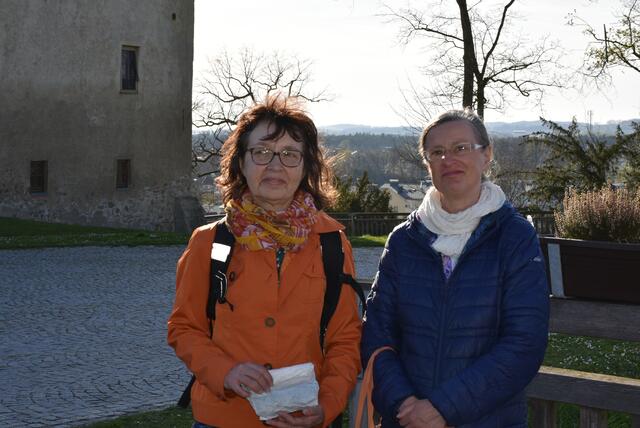 Fellinger Manuela und Steinkellner Gertrud sind begeistert vom Rundgang | Foto: Sabine Weigl