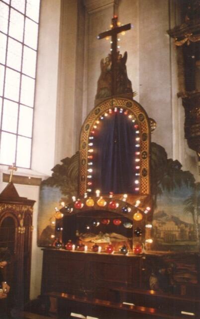Früher wurde das Ostergrab direkt am Marienaltar errichtet. | Foto: privat