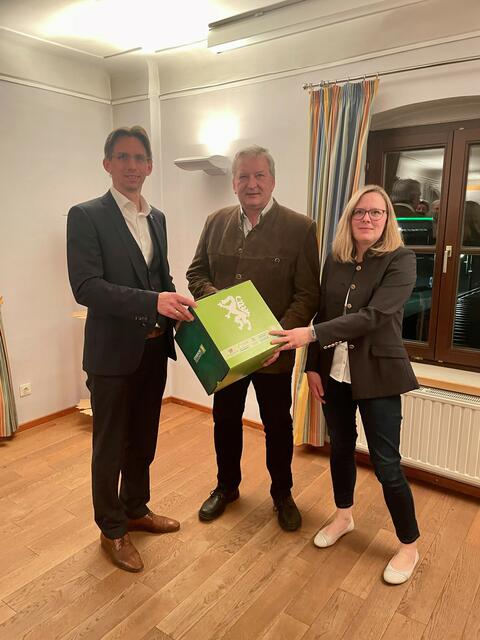 Ganz klares Votum für Bgm. Franz Labugger aus Lebring (Mitte) | Foto: ÖVP