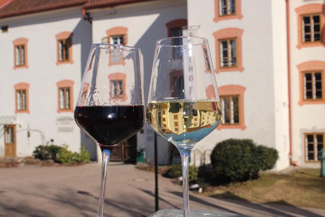 Weinverkostung am 30. April im Amthof Feldkirchen: Zum Genuss zählt auch passendes Ambiente. Das haben die Mitglieder des Weinbauvereins Feldkirchen-Ossiacher See in der Stadt gefunden. | Foto: Weinbauverein Feldkirchen-Ossiacher See