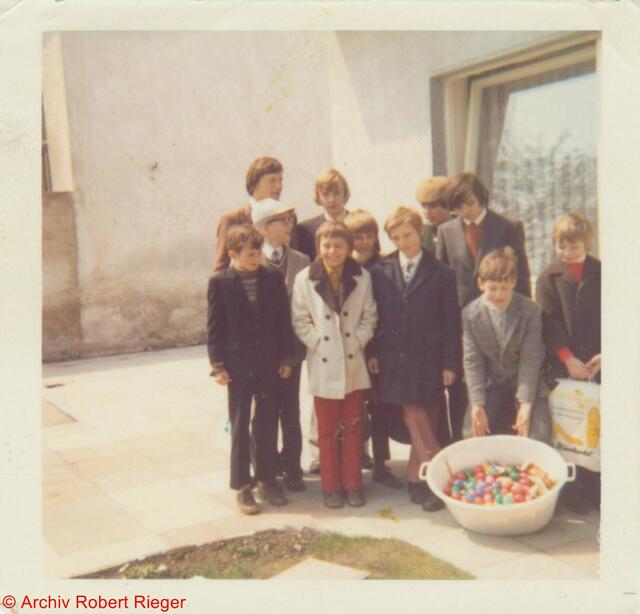 1973 mit Ratschnbuam Robert Rieger 