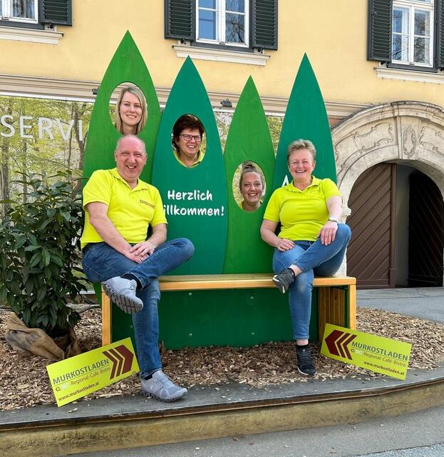 Der Fotopoint im Stadtzentrum ist ein echter Hingucker. | Foto: TV Thermen- und Vulkanland