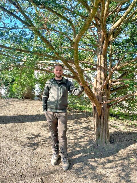 Waidhofens Stadtförster Georg Brenn fühlt sich unter Bäumen wohl. Er weiß bestens um den Waidhofner Wald Bescheid.