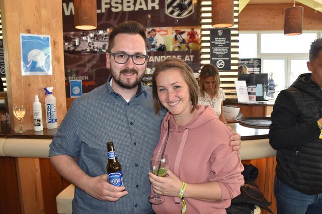 Lukas Oberscheider und Sabina Salcher