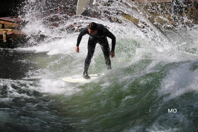 Surfen, Eisbach, München