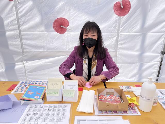 Origami durfte natürlich auch nicht fehlen.