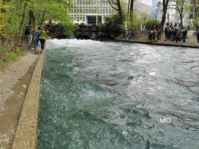 Eisbachwelle, München, Bayern