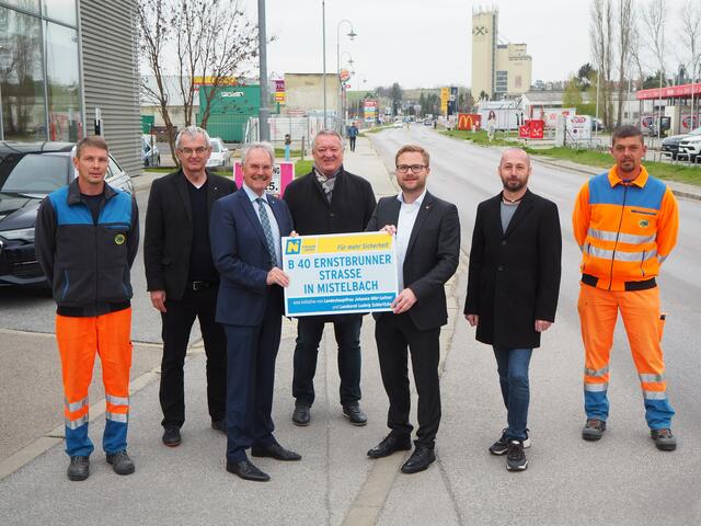 Ab Mai wird die B40 saniert | Foto: Gemeinde Mistelbach