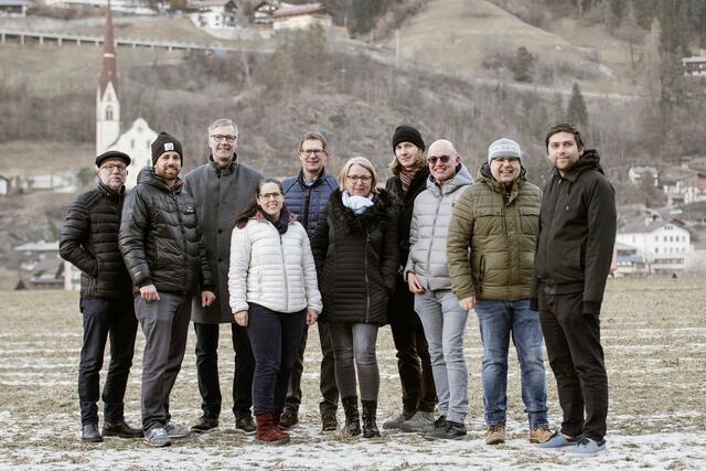 Christian Nösig, Patrick Fiegl, Alexander Reiter, Heidi Maldoner, Alexander Wolf, Daniela Plattner, Bernhard Friedle, Robert Plattner, Martin Neururer, Danko Cvijanovic. | Foto: Oetzer Zukunft