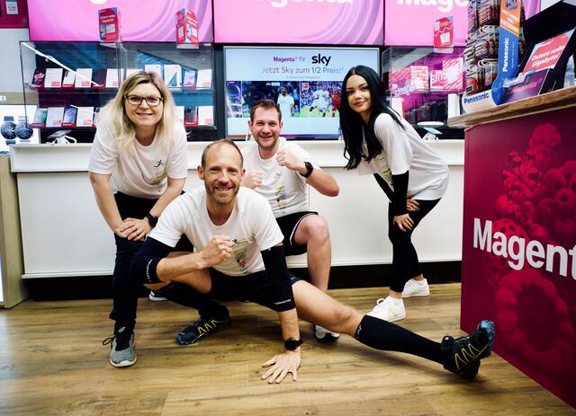 Richard Ruhland, Akim Dorninger, Verena Mulzet und Yasmin Mocanu. | Foto: Santrucek