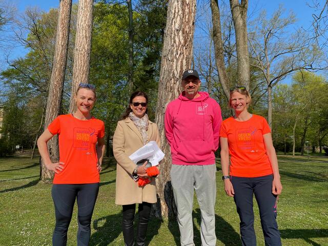 v.l.n.r. Uschi Kohl, Dr. Ulrike Pfiel, Christian Kohl, MMag. Roswitha Lammerhuber | Foto: Mary Ward Privatgymnasium &amp; ORG St. Pölten