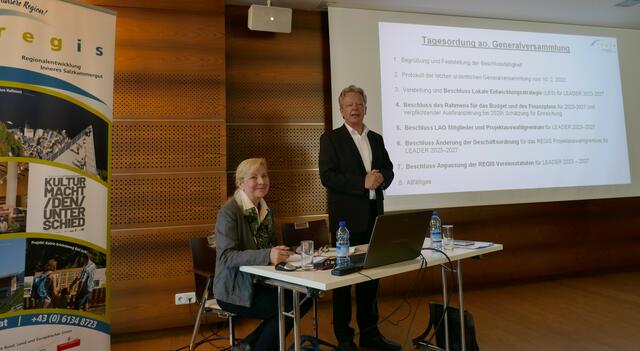 Rosa Wimmer und Alexander Scheutz. | Foto: REGIS