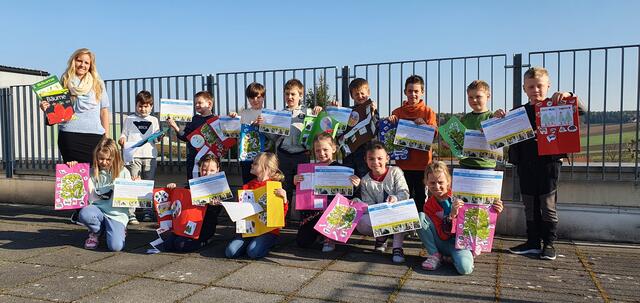 Die Kinder der Volksschule Groß St. Florian waren fleißig und tun Gutes für die Umwelt. | Foto: Volksschule Groß St. Florian