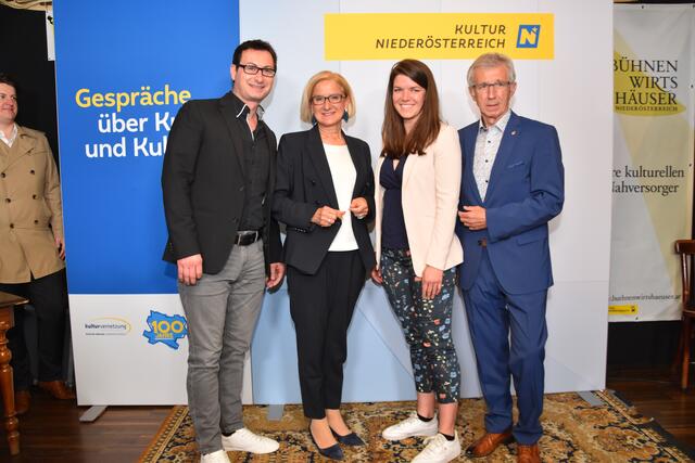 Reinhard Hirtl, Johanna Mikl-Leitner, Julia Mayer und Josef Schimmer