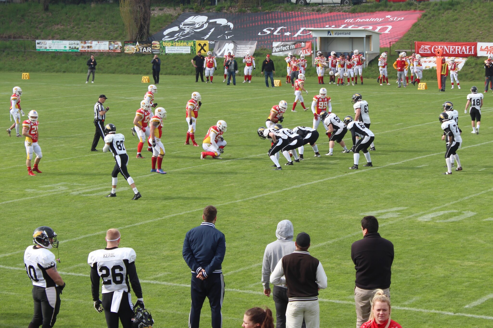 St. Pölten Invaders spielten zuhause St. Pölten