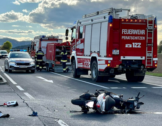 Der Unfallort | Foto: Facebook/FF Peratschitzen