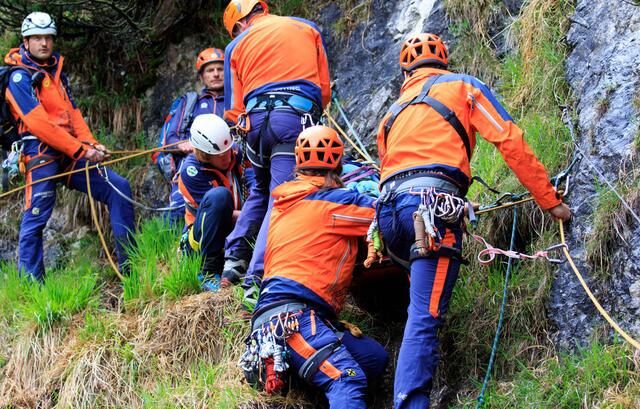 Die Zahlen der Frauen in der Bergrettung Salzburg nehmen weiter zu. | Foto: Bergrettung
