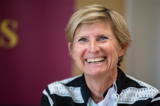 Stadion-Geschäftsführerin Barbara Muhr freut sich über die Kooperation: "Wir sehen das auch als Teil unserer sozialen Verantwortung hier mitzuhelfen, möglichst viele Kinder auf den immer herausfordernder werdenden Straßenverkehr vorzubereiten." | Foto: GEPA