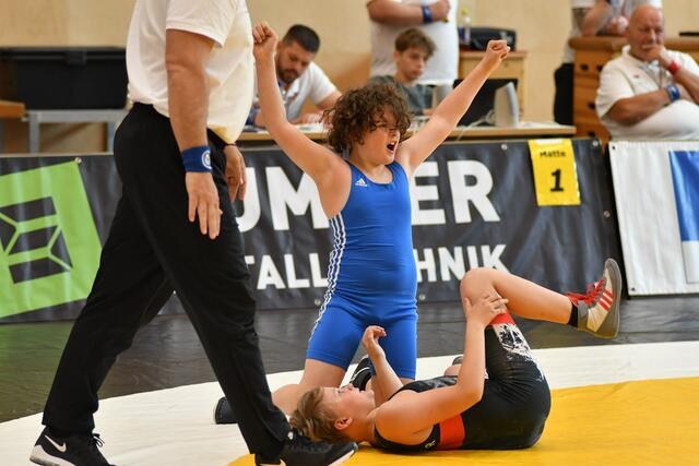 Gabriel Schieferer beim Finalsieg | Foto: Bernhard Walder