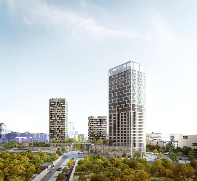 Am grundsätzlichen Konzept der drei Türme hat sich nichts geändert. | Foto: Kneidinger/Stögmüller