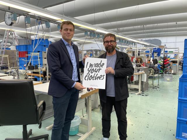 Von links: Landesrat Stefan Kaineder und Geschäftsführer Ronald Mühlböck.