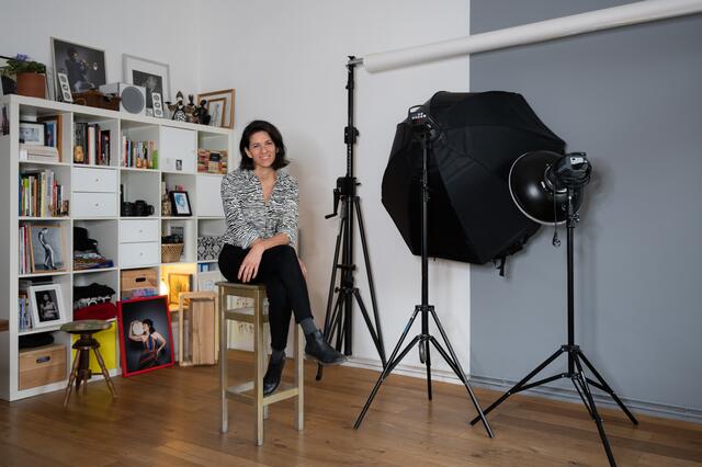 Fotografin Fernanda Nigro in ihrem Hernalser Studio.