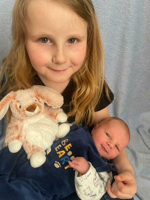 Gabriel Alois Mandl, Geboren: 03.04.2022, Eltern: Marlies und Benjamin Mandl aus Kaltenbrunn, Gewicht: 3800 g, Größe: 51 cm | Foto: Mandl