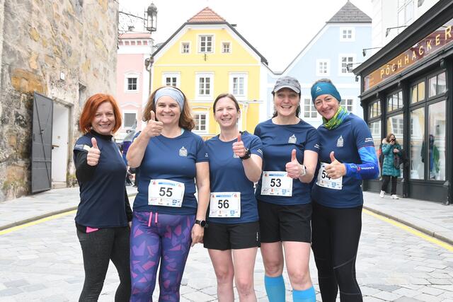 Das Team der „Gesunden Gemeinde“ Waidhofen: Beatrix Cmolik, Birgit Kopf, Regina Oberklammer, Margit Stockinger und Ursula Bürger | Foto: Stadt WY