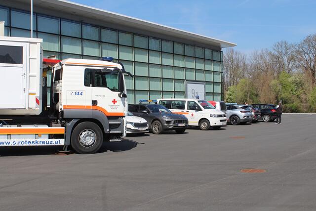 Rund 2.800 ukrainische Flüchtlinge wurden in Salzburg erfasst. Das Grundversorgungsquartier am Messezentrum zählt zu den größten Erfassungsstellen. | Foto: Johanna Janisch