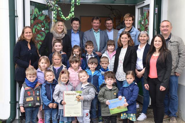 Der Kindergarten wurde ausgezeichnet. | Foto: Michael Strini