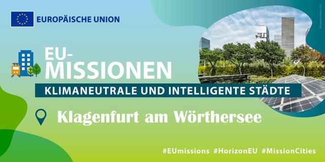 Klagenfurt ist mit der EU-Mission "100 climate-neutral and Smart Cities" bis 2030 auf dem Weg zur Klimaneutralität. | Foto: StadtKommunikation/Wiedergut, Rosenzopf