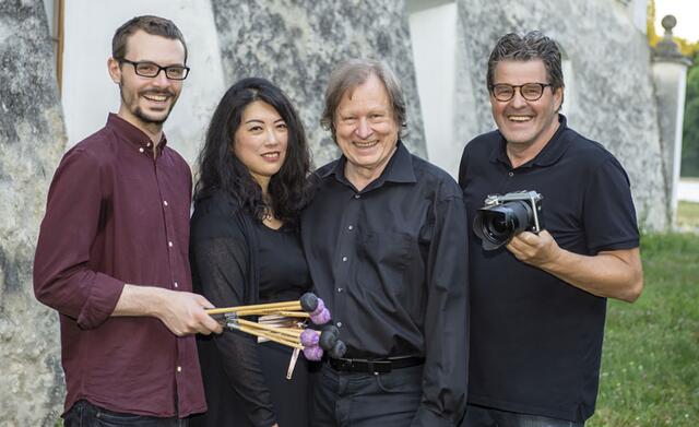 Tobias Meissl, Yuko und Roland Batik, sowie Franz Baldauf. | Foto: Irene Baldauf