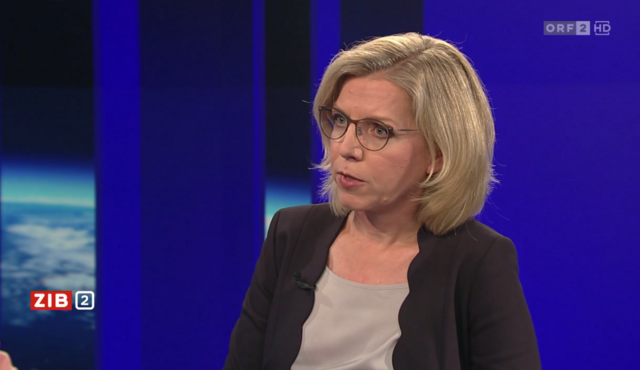Klimaministerin Leonore Gewessler (Grüne) will keine Weisung gegeben haben, die den Bau des Lobautunnels gestoppt hat.  | Foto: ORF TVthek