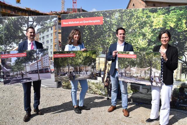 Das künftige Aussehen des Neuen Landgutes wurde präsentiert. | Foto: Karl Pufler