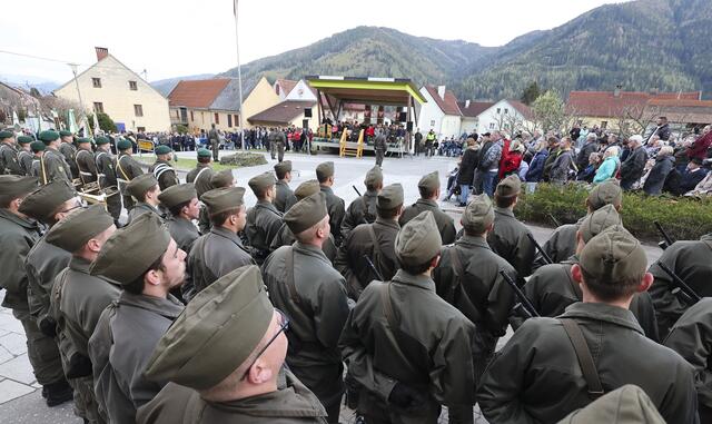 Über 500 Personen aus Nah und Fern, darunter viele Angehörige der Rekruten, nahmen an der feierlichen Angelobung teil. | Foto: Österr. Bundesheer