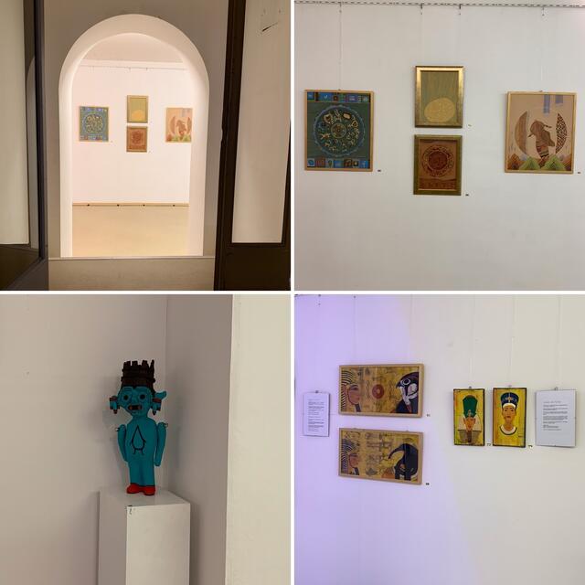 Werke von Sanjaa Enkhtumen, Stephany Daphne Rodriguez Cabañas und Noura M. El-Kordy | Foto: Veronika Junger