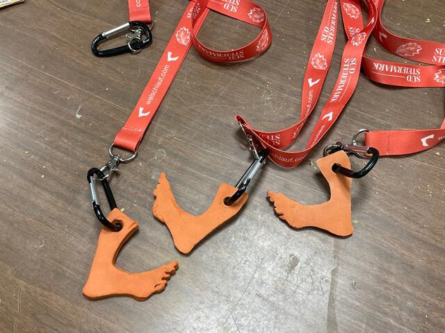 So sehen die fertigen "WelschLauf"-Medaillen aus. | Foto: Susanne Veronik