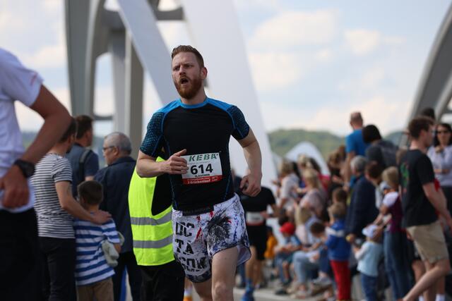 Der Slowake Slavomir Majsniar kam mit einer Zeit von 23:54,61 ins Ziel. | Foto: Reischl