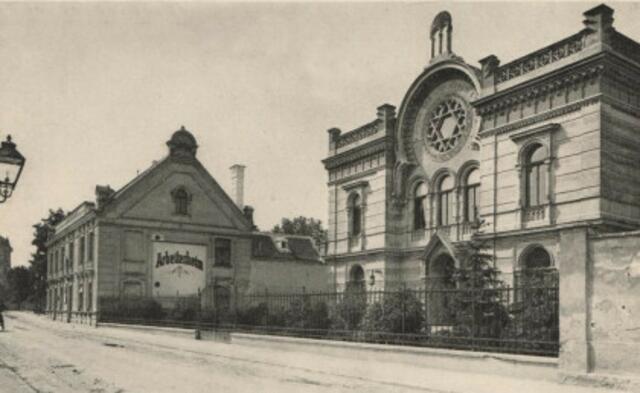 Historische Ansicht der Synagoge von Wiener Neustadt. | Foto: Sammlung TOWN 