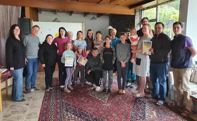 Die ukrainischen Familien bedanken sich recht herzlich für die Spenden. | Foto: Privat