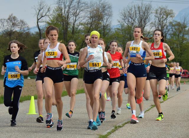 ÖM 5 km Strassenlauf Rang 1 für Schmid Tabea (723)