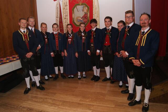Beim traditionellen "Hansen" wurden sieben neue Mitglieder in die Reihen der MK Steinach aufgenommen