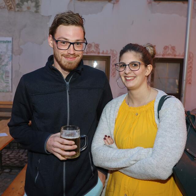 Fabian und Nathalie aus Regau | Foto: Helmut Klein