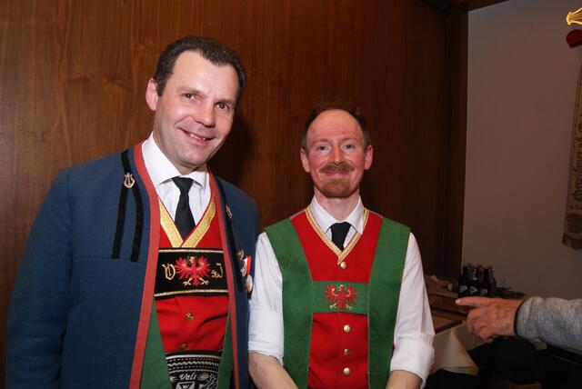 Bezirksobmann Klaus Schmölzer und Kapellmeister Jakob Grissemann