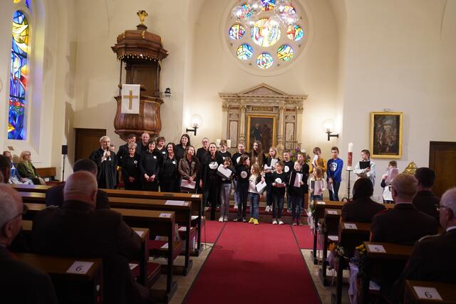 Pfarrerin Ingrid Tschank bei der Begrüßung. | Foto: Andrea Glatzer